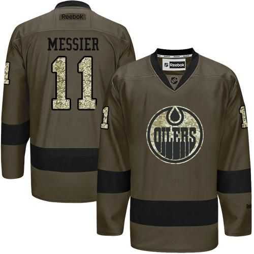 Glued Edmonton Oilers #11 Mark Messier Green Salute to Service NHL Jersey,We sell and wholesale Glued Edmonton Oilers #11 Mark Messier Green Salute to Service NHL Jersey on line form chian!